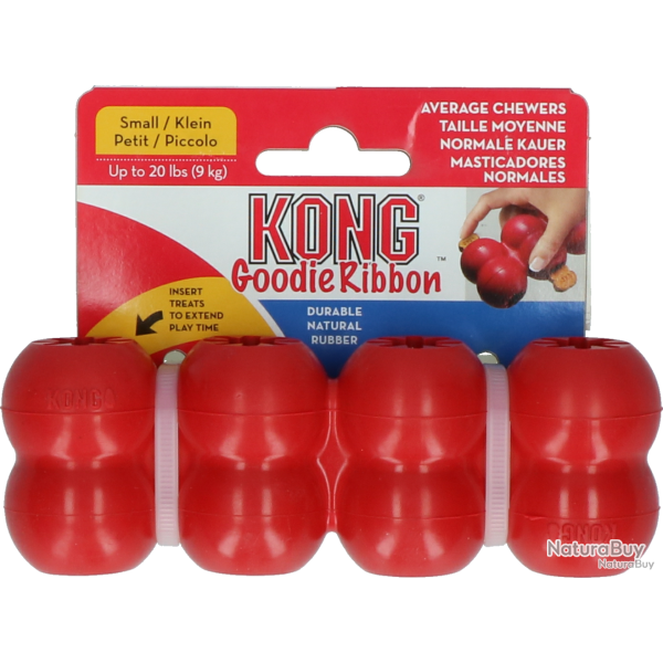 KONG Goodie Ribbon - Ref KONGTGS3E - EAN 0035585356266 - Livraison rapide