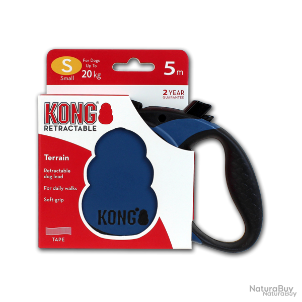 KONG Retractable Leash - Terrain - Ref KONGTRNSMBL - EAN 0047181150216 - Livraison rapide