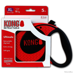 KONG Retractable Leash - Ultimate - Ref KONGULTXLRD - EAN 0047181153521 - Livraison rapide