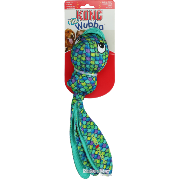 KONG Wubba Finz - Ref KONGWBZ12E - EAN 0035585801827 - Livraison rapide