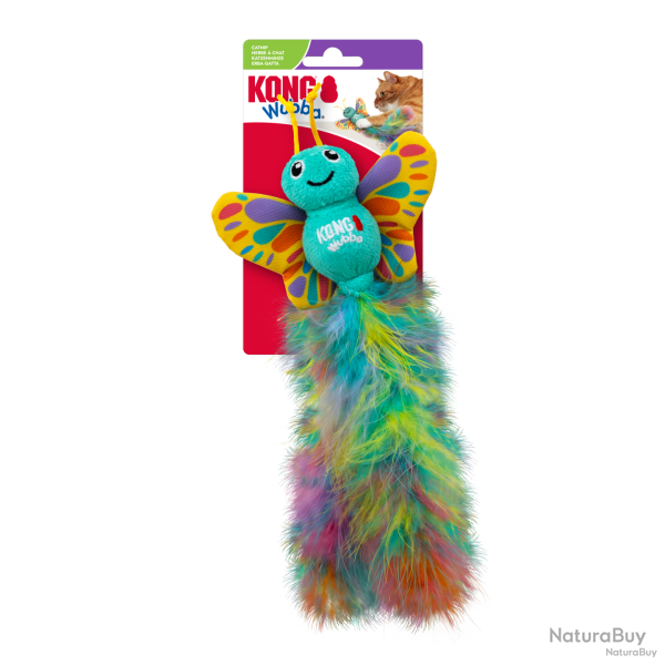 KONG Wubba Butterfly - Ref KONGWC66E - EAN 0035585256153 - Livraison rapide