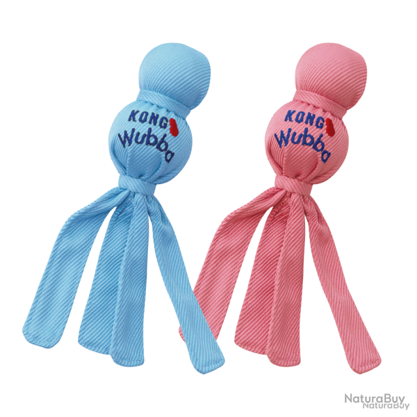 KONG Wubba Puppy Assorti - Ref KONGWP3E - EAN 0035585800035 - Livraison rapide