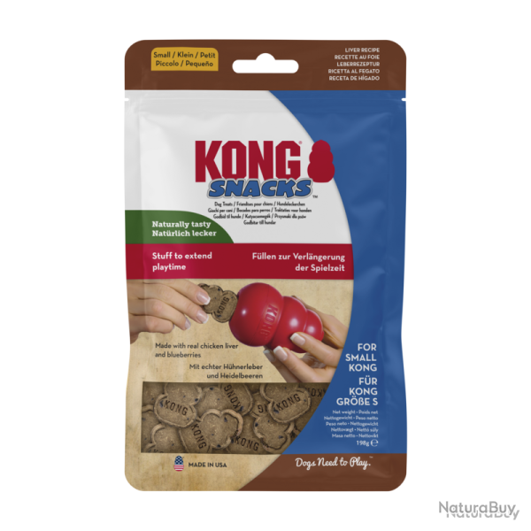 KONG Snacks Liver - Ref KONGXP3E - EAN 0035585011141 - Livraison rapide