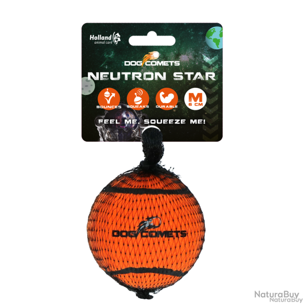 Dog Comets Tennis Ball (with Squeaker) Neutron Star - Ref COME081C - EAN 8716759635098 - Livraison r