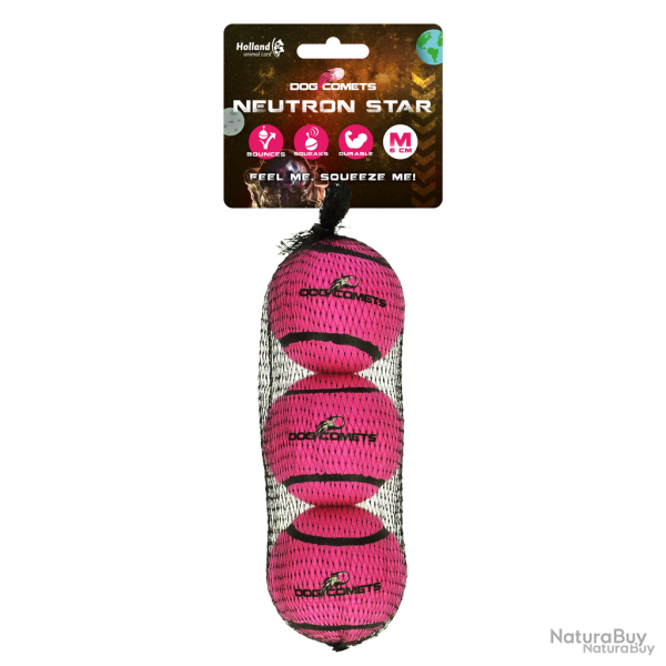 Dog Comets Tennis Ball (with Squeaker) Neutron Star - Ref COME082A - EAN 8716759635104 - Livraison r