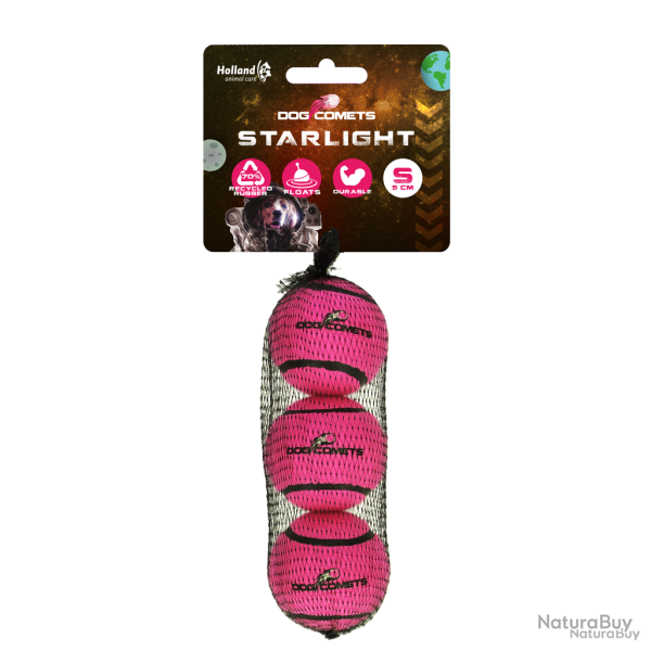 Dog Comets Tennis Ball Starlight - Ref COME083CS - EAN 8716759641594 - Livraison rapide