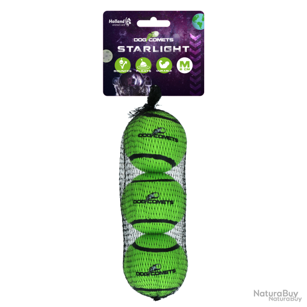Dog Comets Tennis Ball Starlight - Ref COME084B - EAN 8716759635173 - Livraison rapide