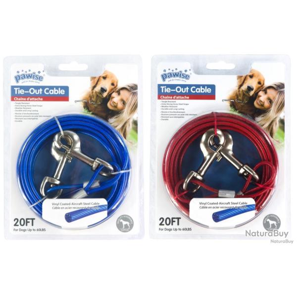 Pawise Tie Out Cable - Ref PAWI11512 - EAN 8886467515125 - Livraison rapide