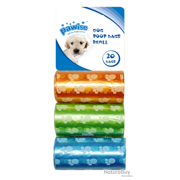 Pawise Refill Poop Bag - Ref PAWI11596 - EAN 8886467515965 - Livraison rapide