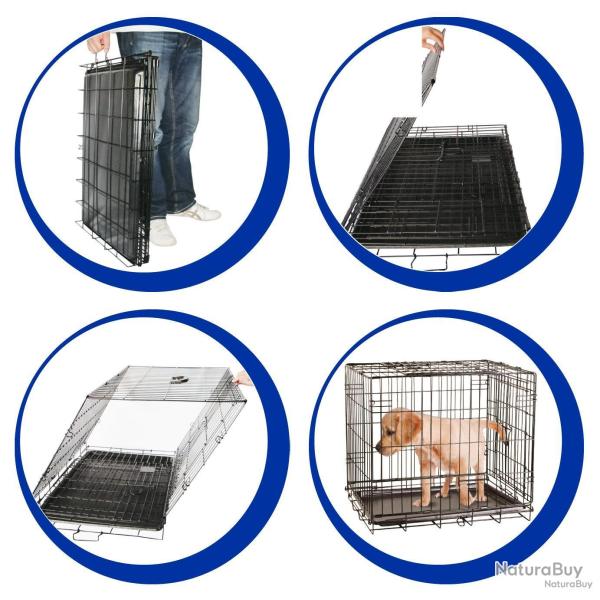Pawise Wire Dog Crate - Ref PAWI12535 - EAN 8886467525353 - Livraison rapide