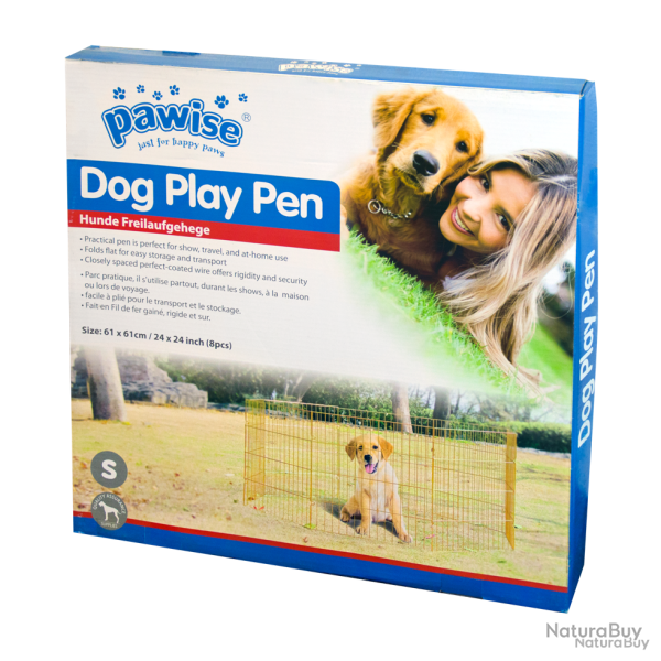 Pawise Dog Play Pen - Ref PAWI12556 - EAN 8886467525568 - Livraison rapide
