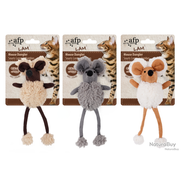 AFP Lambswool - Mouse Dangler - Ref AFPK02117 - EAN 0847922021177 - Livraison rapide