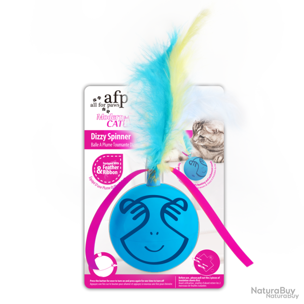 AFP Modern Cat Dizzy Spinner - Ref AFPK02164 - EAN 0847922021641 - Livraison rapide