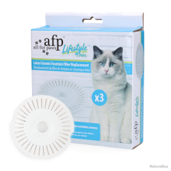AFP Lifestyle 4 Pets - Lotus Ceramic Fountain Filter Replacement 3 pcs - Ref AFPK05758 - EAN 0847922