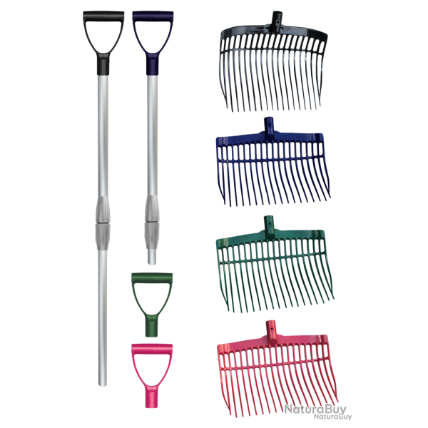 Shaving fork with handle - Ref MEST0005G - EAN 8716759544062 - Vplast