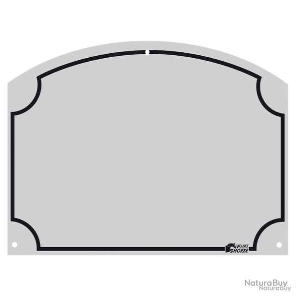 Plaque de nom d'�curie 70 x 95 mm - Ref STAL0065 - EAN 8716759660731 - Vplast