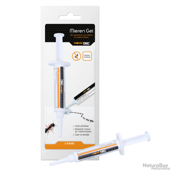 Knock Pest Mieren Gel 5 g - Ref KNOC00045 - EAN 8716759611276 - Livraison rapide