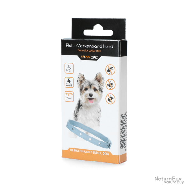 Knock Pest Collier Anti Puces/Tiques Chien - Ref KNOC00116F - EAN 8716759584174 - Livraison rapide