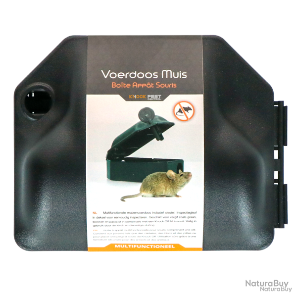 Knock Pest Baitbox Mouse - Ref KNOC00142 - EAN 8716759563438 - Livraison rapide