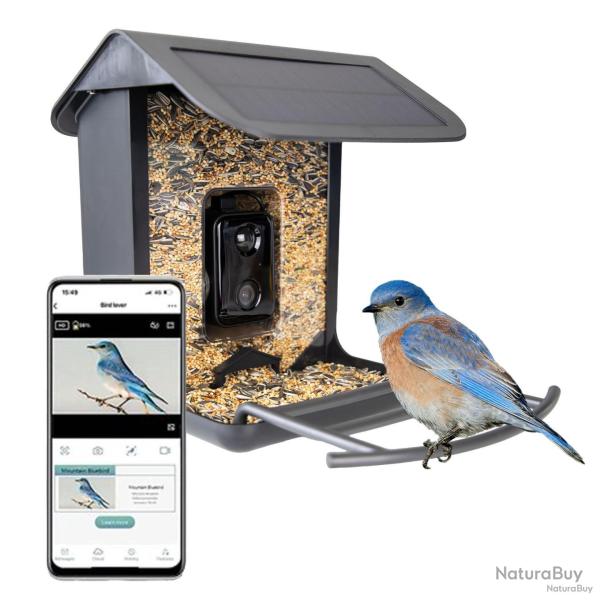 AI Bird Feeder avec Cam�ra - Ref SMART0020 - EAN 8716759654259 - Hofman Animal Care