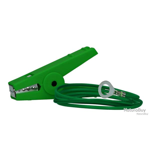 ZoneGuard Clip grounding connection cable 100 cm - Ref ZONE0037 - EAN 8716759574854 - Livraison rapi