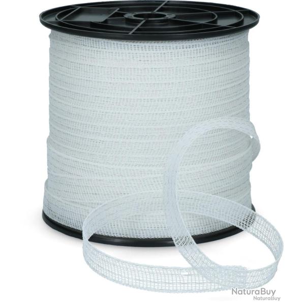 ZoneGuard 20 mm Basic fencing tape white 200 m (4 wires) - Ref ZONE0114 - EAN 8716759569966 - Livrai