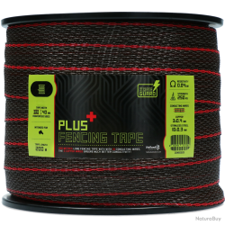 ZoneGuard 40 mm Plus fencing tape brown 200 m - Ref ZONE0229 - EAN 8716759571709 - Livraison rapide