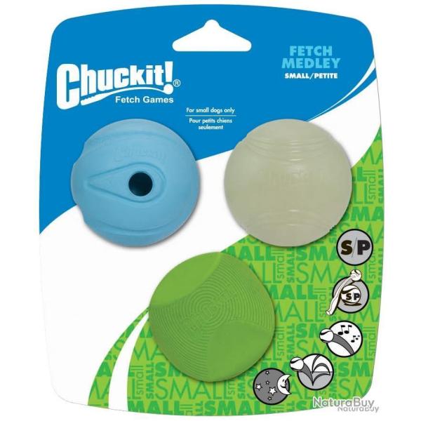 Chuckit! Fetch Medley - Ref CHUC205101 - EAN 0660048001560 - Livraison rapide