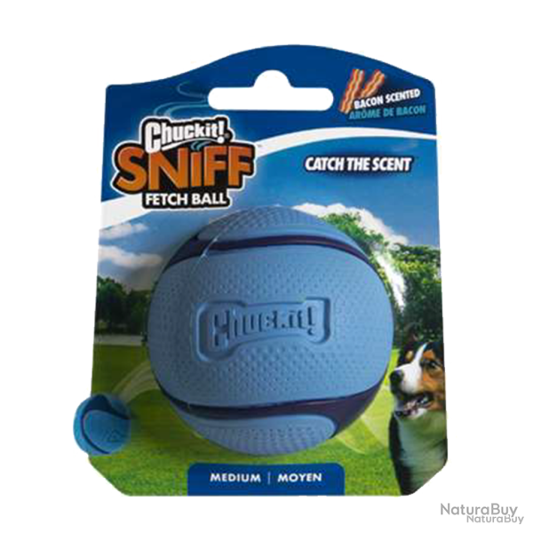 Chuckit! Sniff Fetch Ball - Ref CHUC33207 - EAN 0029695332074 - Livraison rapide
