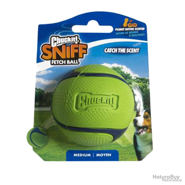 Chuckit! Sniff Fetch Ball - Ref CHUC33208 - EAN 0029695332081 - Livraison rapide