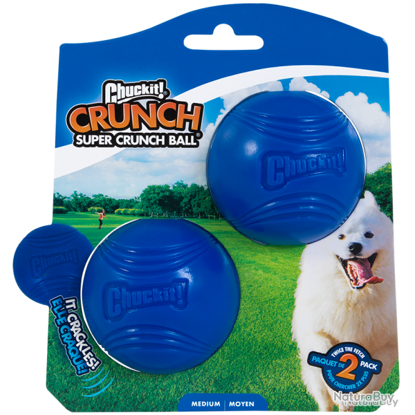Chuckit! Super Crunch Ball - Ref CHUC50788 - EAN 0029695507885 - Livraison rapide