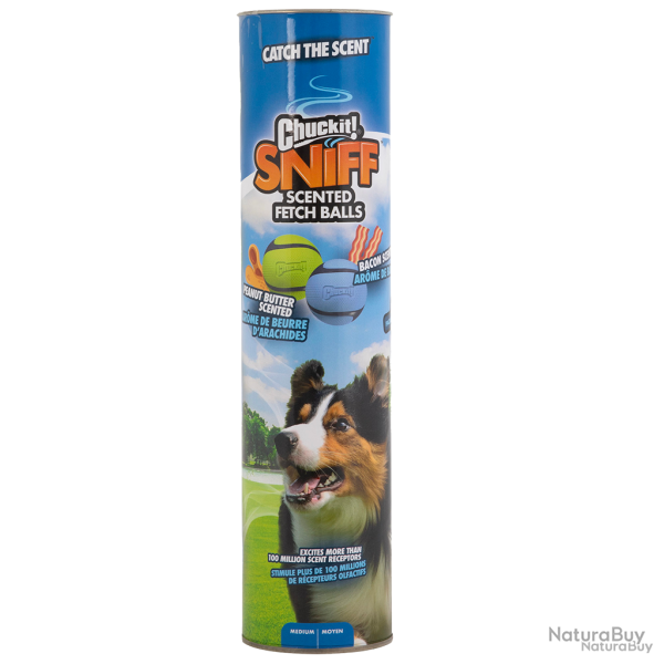 Chuckit! Sniff Fetch Ball - Ref CHUC60114 - EAN 0029695601149 - Livraison rapide