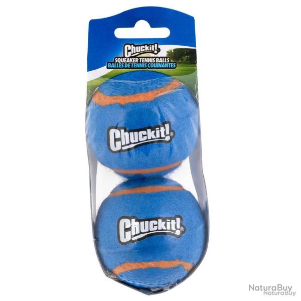 Chuckit! Squeaker Tennis Balls - Ref CHUC61036 - EAN 0029695610363 - Livraison rapide