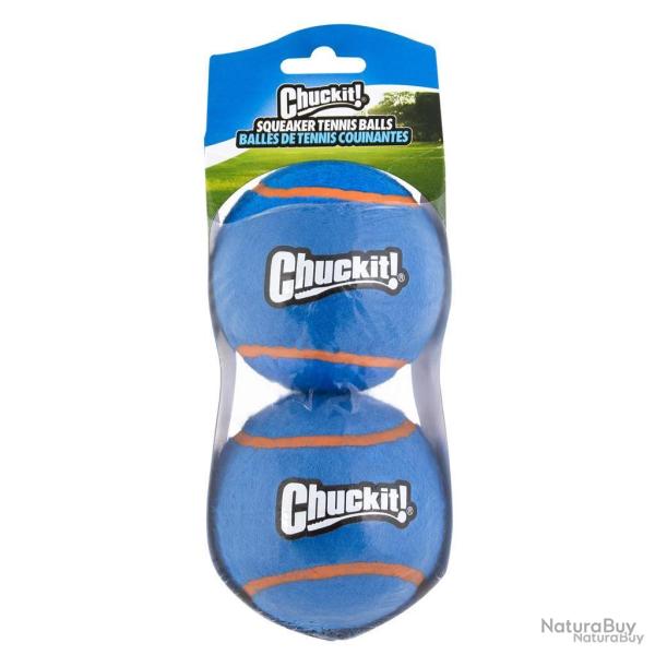 Chuckit! Squeaker Tennis Balls - Ref CHUC61039 - EAN 0029695610394 - Livraison rapide