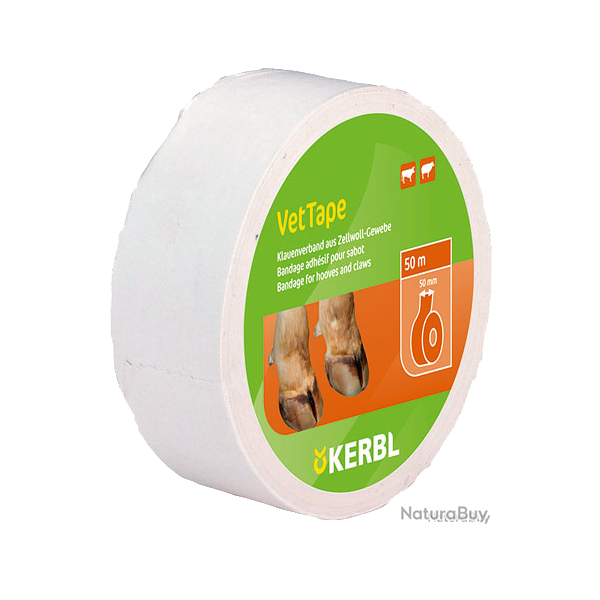 Hoof bandage Vet Tape - Ref BAND0000P - EAN 4018653163887 - Kerbl