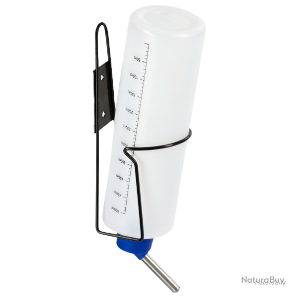 Drinking bottle with metal holder - Ref DRIN340 - EAN 4018653921029 - Kerbl