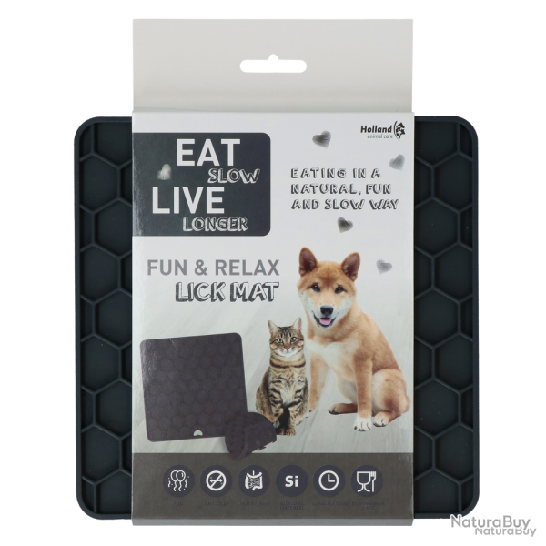 Eat Slow Live Longer Lick Mat Honeycomb - Ref EATS060D - EAN 8716759605374 - Livraison rapide