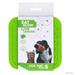 Eat Slow Live Longer Lick Mat Duo - Ref EATS062E - EAN 8716759632530 - Livraison rapide