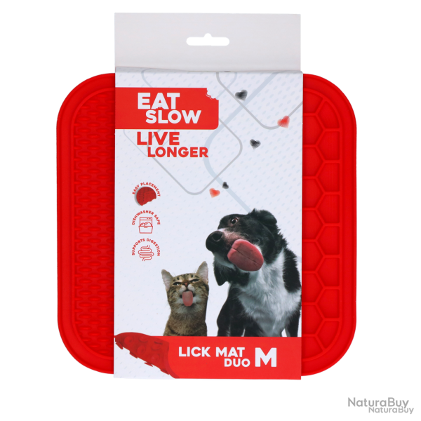 Eat Slow Live Longer Lick Mat Duo - Ref EATS062GA - EAN 8716759637344 - Livraison rapide