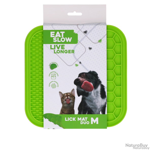 Eat Slow Live Longer Lick Mat Duo - Ref EATS062GE - EAN 8716759637306 - Livraison rapide