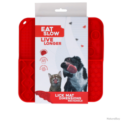 Eat Slow Live Longer Lick Mat Dimensions Rectangle - Ref EATS063A - EAN 8716759632592 - Livraison ra