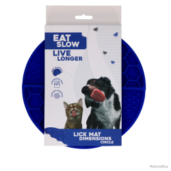 Eat Slow Live Longer Lick Mat Dimensions Circle - Ref EATS063J - EAN 8716759632660 - Livraison rapid