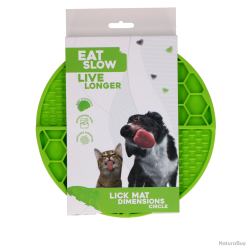 Eat Slow Live Longer Lick Mat Dimensions Circle - Ref EATS063L - EAN 8716759632684 - Livraison rapid