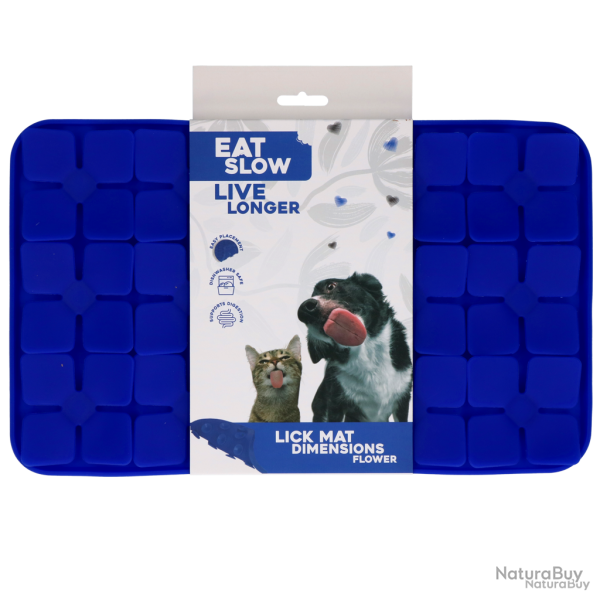 Eat Slow Live Longer Lick Mat Dimensions Flower - Ref EATS063Q - EAN 8716759637122 - Livraison rapid