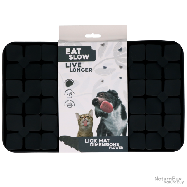 Eat Slow Live Longer Lick Mat Dimensions Flower - Ref EATS063S - EAN 8716759637146 - Livraison rapid