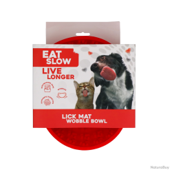 Eat Slow Live Longer Lick Mat Wobble Bowl - Ref EATS064H - EAN 8716759632745 - Livraison rapide