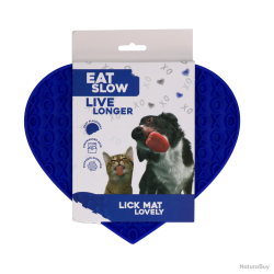 Eat Slow Live Longer Lick Mat Lovely Heart - Ref EATS065J - EAN 8716759632912 - Livraison rapide