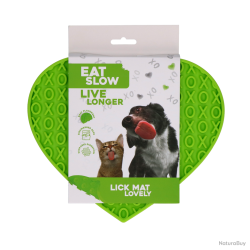 Eat Slow Live Longer Lick Mat Lovely Heart - Ref EATS065L - EAN 8716759632936 - Livraison rapide