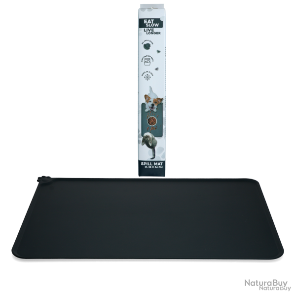 Eat Slow Live Longer Spill Mat - Ref EATS066K - EAN 8716759635463 - Livraison rapide