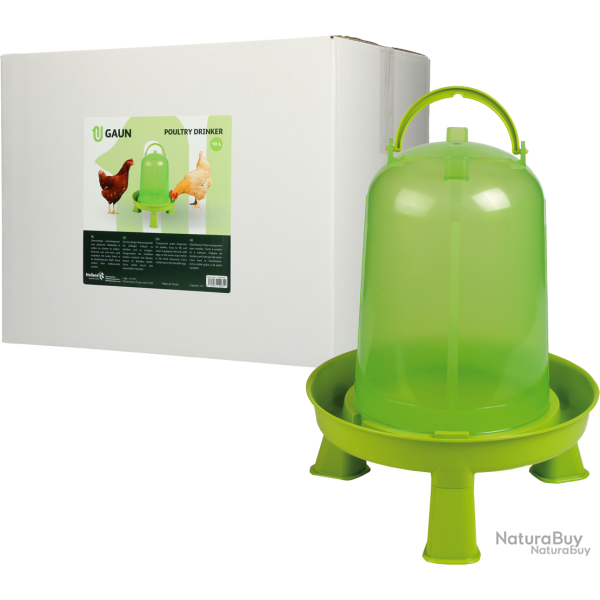 Gaun Poultry Drinker with Legs Green Lemon - Ref GAUN10947 - EAN 8435039002312 - Livraison rapide
